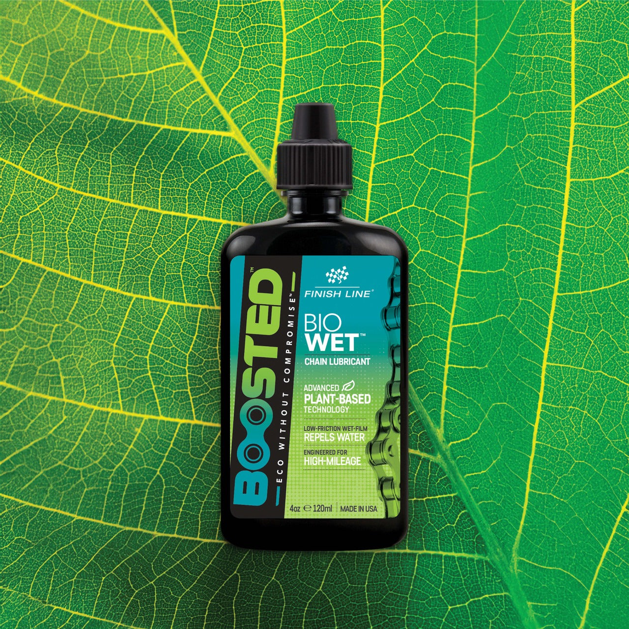 Smar do łańcucha FINISH LINE BOOSTED™ BIO WET (60 ml)