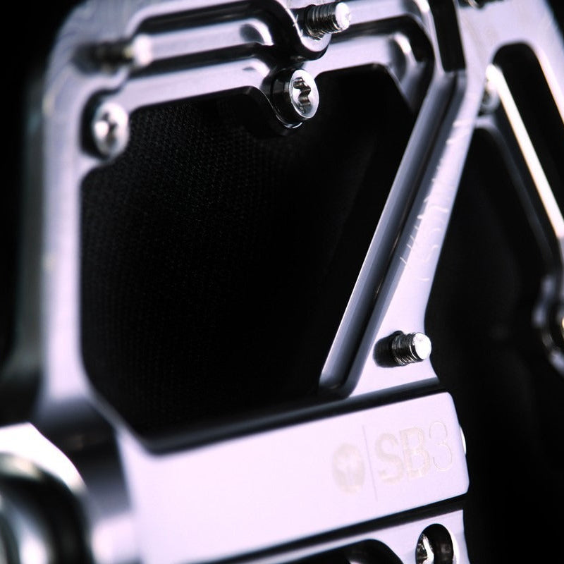 SB3 SPECTRUM Silver flade pedaler
