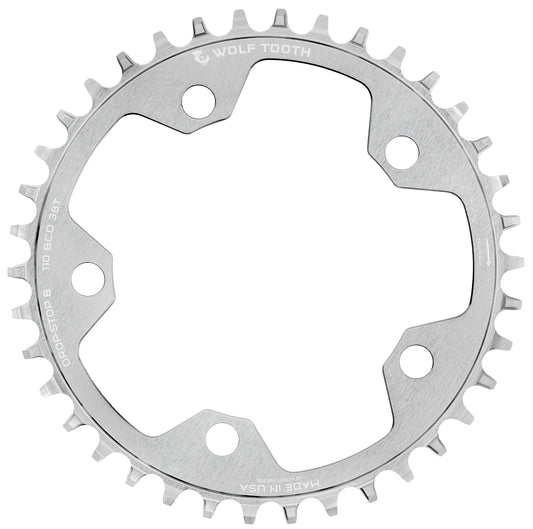 WOLF TOOTH DROP-STOP B GRAVEL/CX 110 mm rå sølv monodæk