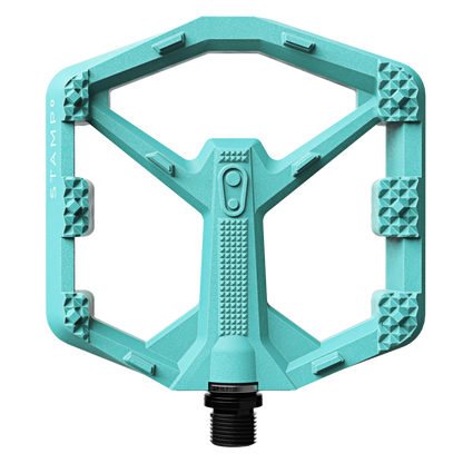 Pédales Plates CRANKBROTHERS STAMP 0 Large Turquoise