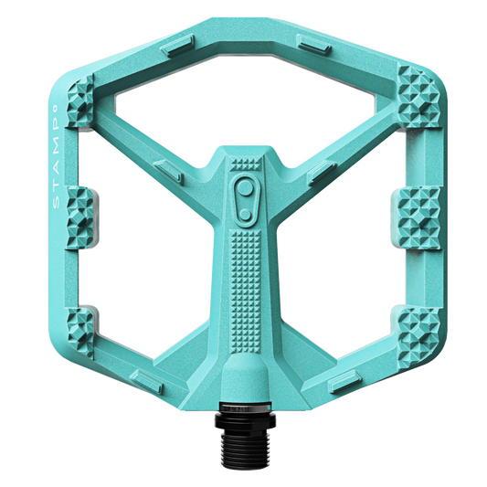 CRANKBROTHERS STAMP 0 Små platta pedaler Turkos