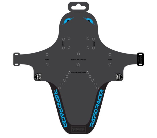 Blatníky RRP EnduroGuard Standard (vidlice 80 až 120 mm) Black/Sky Blue