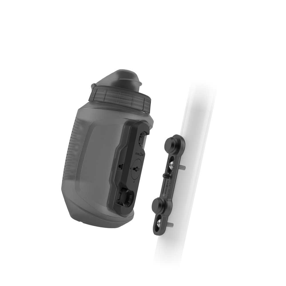 Sada láhve a košíku na láhev FIDLOCK TWIST BIKE BASE 550 ml Smoked