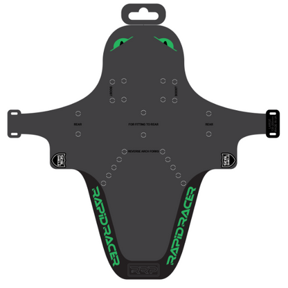 Garde-boue RRP EnduroGuard Standard (fourche 80 à 120mm) Noir/Vert fluo
