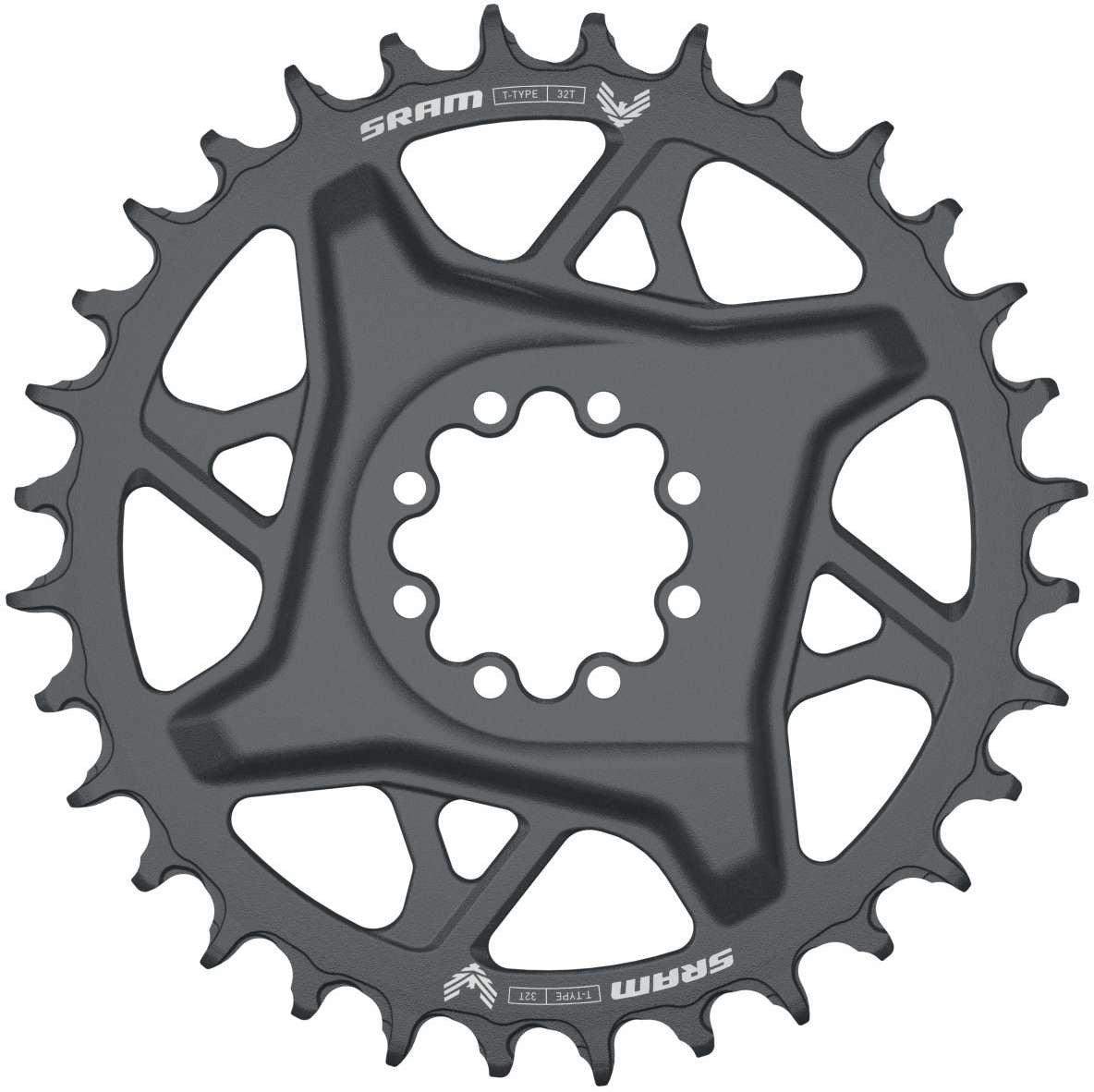 SRAM GX T-Type EAGLE BOOST 12V DM kædehjulssæt, offset 3 mm, grå