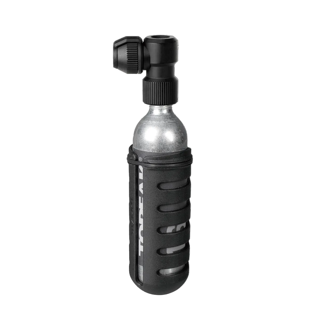 TOPEAK NANO AIRBOOSTER L nasadka udarowa CO2 + gwintowany nabój CO2 16g (x1)