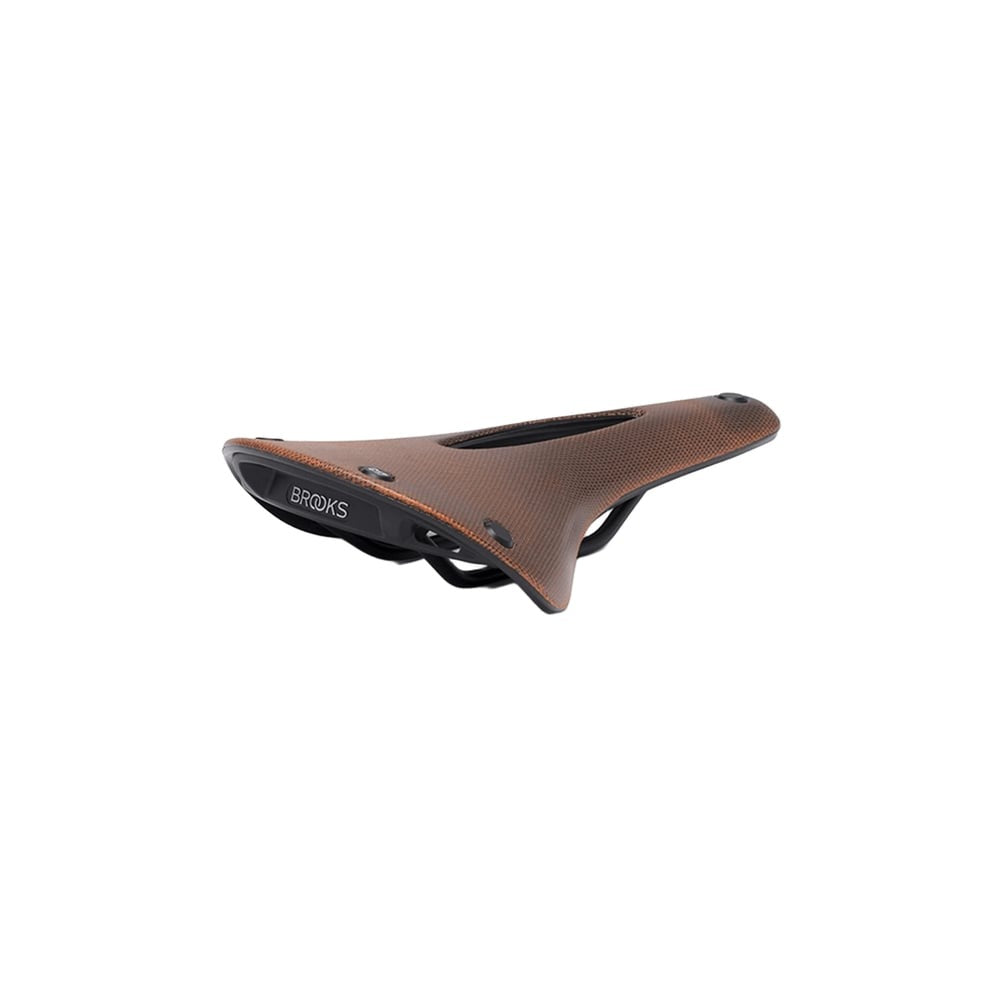 BROOKS CAMBIUM C17 ŘEZBOVANÉ sedlo Orange