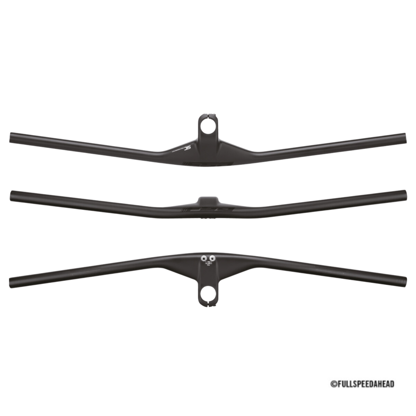 Cintre intégré FSA NS SIC Carbone Plat 60mm x 760mm Carbone