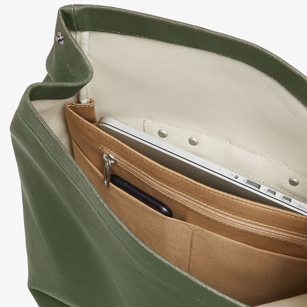 Rygsæk BROOKS PICKWICK COTTON CANVAS 12L Grøn