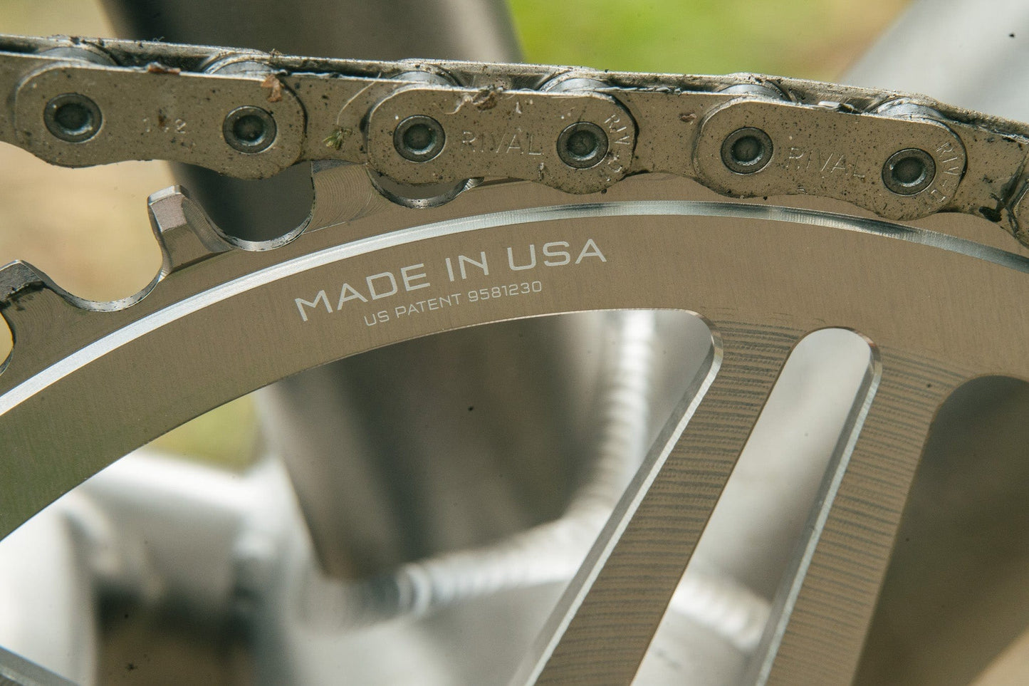 WOLF TOOTH BOOST Přímá montáž řetězového kolečka SRAM Raw Silver Mono