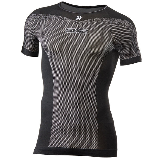 SIXS TS1L BT Underkläder med kort ärm Carbon Black