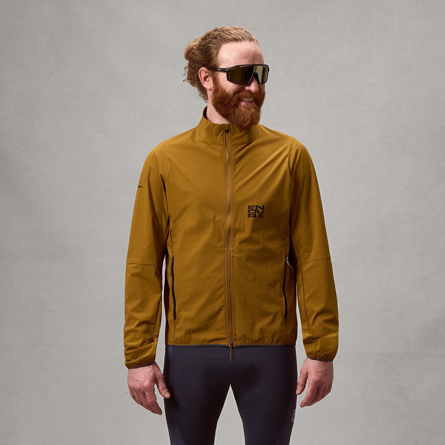 Brązowa kurtka ENDURA ALLTRACK RIDE PACKABLE Jacket