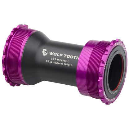 Boitier de Pédalier WOLFTOOTH T47i Interne 30mm Ultraviolet Purple