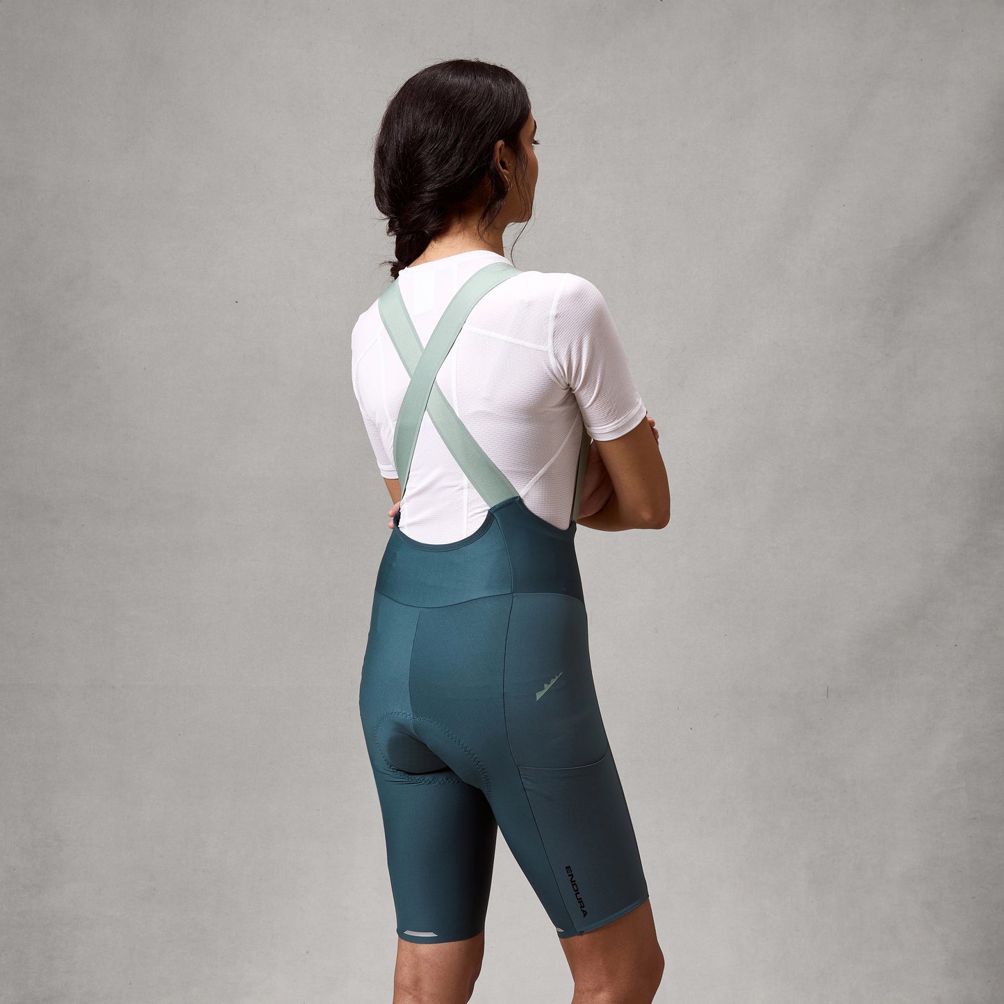 Damska koszulka ENDURA ALLTRACK RIDE Bib Tight Teal