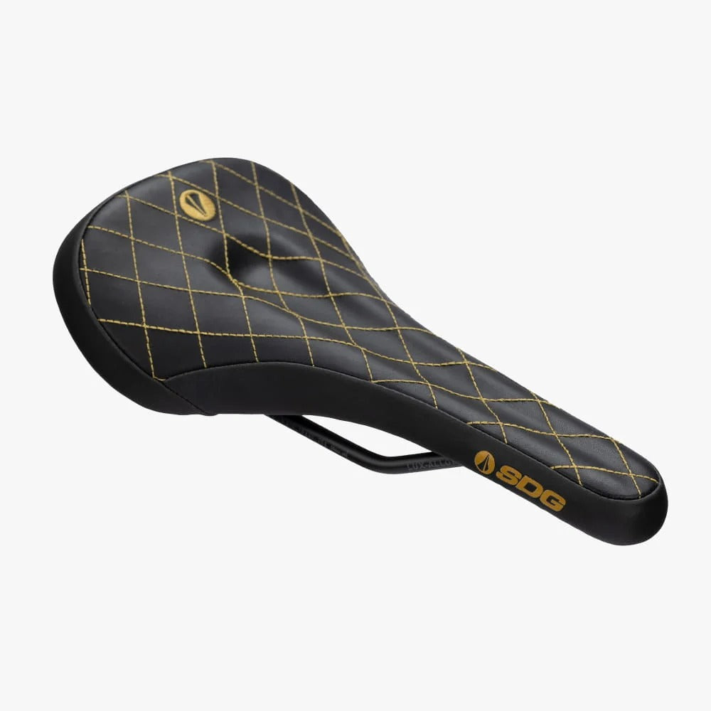 Selle SDG BEL-AIR V3 MAX Rails Lux-Alloy Noir/Or Surpiqué