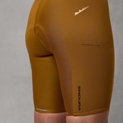 Cuissard Court à Bretelles ENDURA ALLTRACK RIDE Femme Bronze