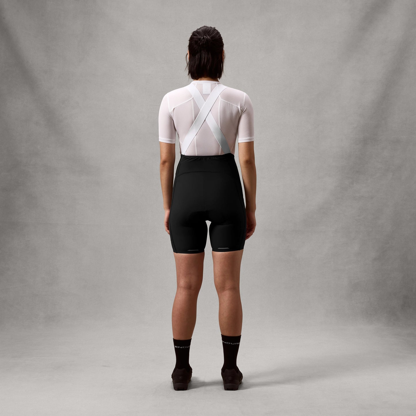 Damska koszulka ENDURA LOOP Bib Tight czarna