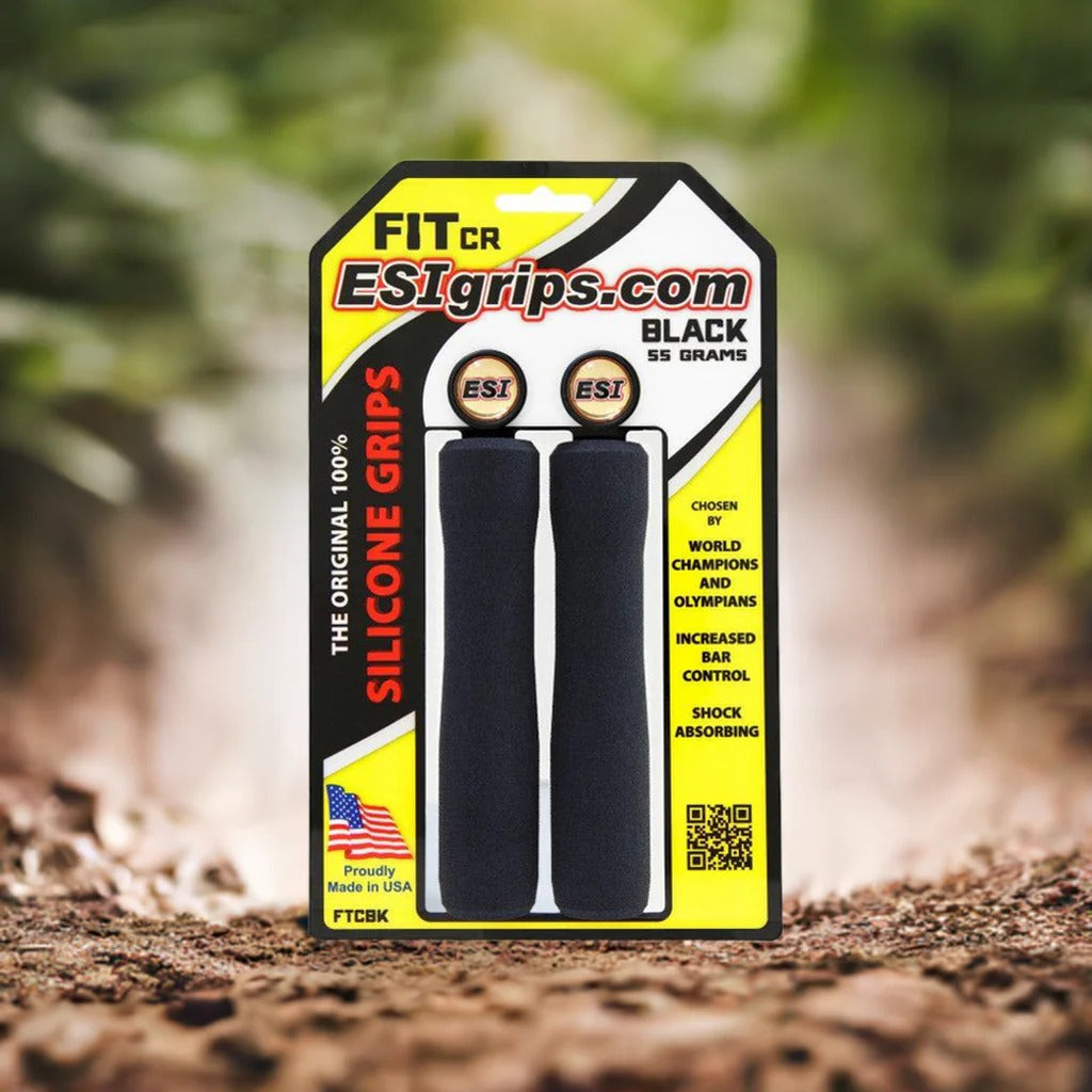 Gripy ESI FIT CR (CHUNKY/RACER'S EDGE COMBO) 130 mm černé