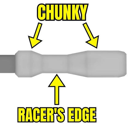Grips ESI FIT CR (CHUNKY/RACER'S EDGE COMBO) 130 mm Bleu ciel