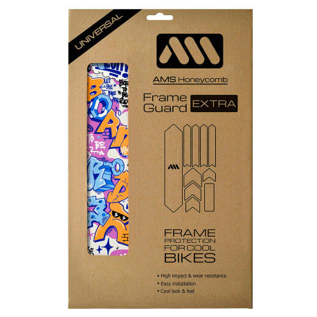 Protection Adhésive pour Cadre ALL MOUNTAIN STYLE EXTRA Born to Be Rider Bleu