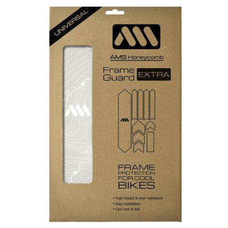 Protection Adhésive pour Cadre ALL MOUNTAIN STYLE EXTRA Tracks Blanc