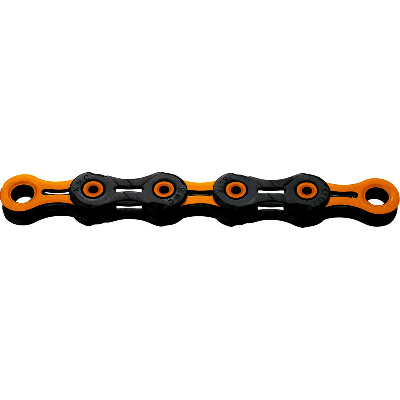 Řetěz KMC DLC12 12V černý/voskovaný oranžový