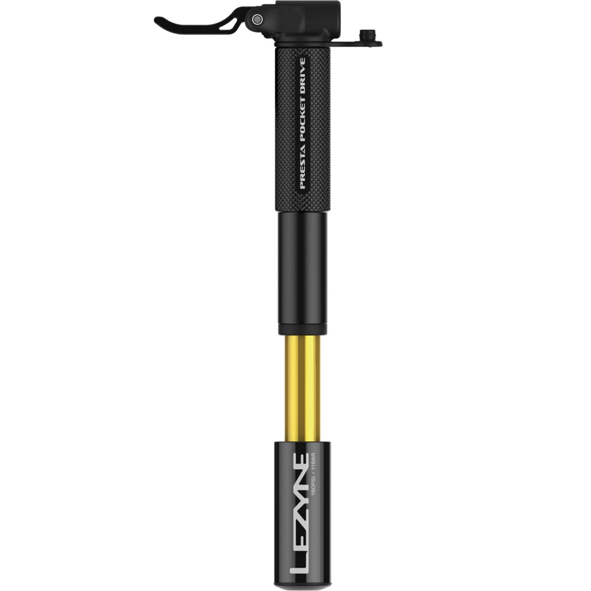 Pompe à Main LEZYNE PRESTA POCKET DRIVE Noir