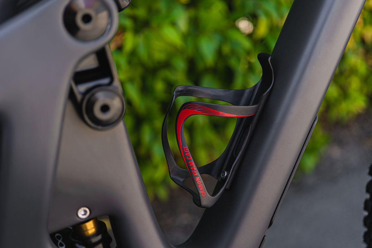 Porte/Bidon LEZYNE CARBON TEAM Noir/Rouge