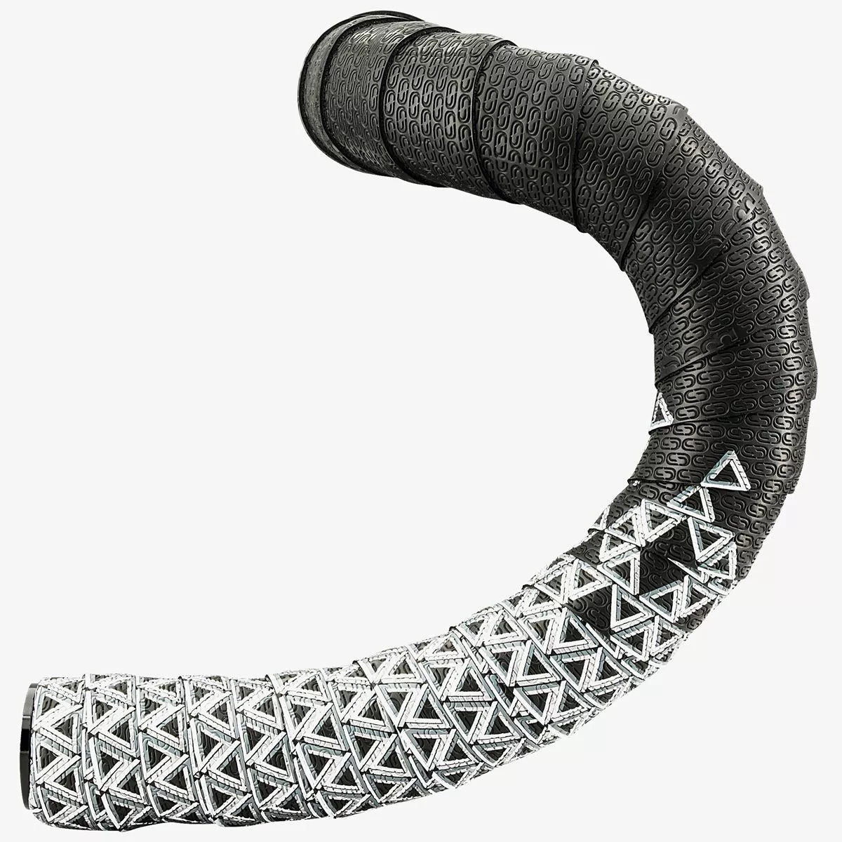 Taśma do wieszaków DEDA LOOP + END-PLUG, czarna/srebrna