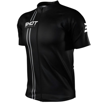 Maillot Manches Courtes SHOT Unlimited Zip Noir