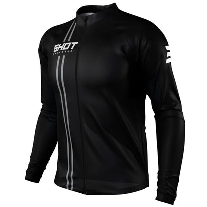 Maillot Manches Longues SHOT Unlimited Zip Noir