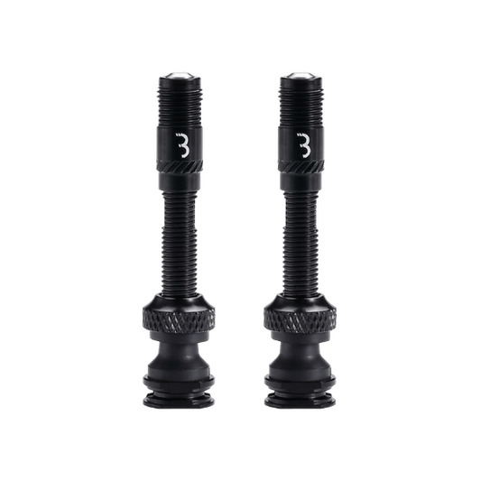 Zestaw 2 zaworów BBB CORE CAP z czarnymi zaślepkami