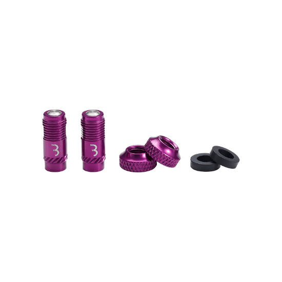 Embouts de Valves BBB CORE CAP Violet (x2)
