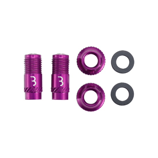 Embouts de Valves BBB CORE CAP Violet (x2)