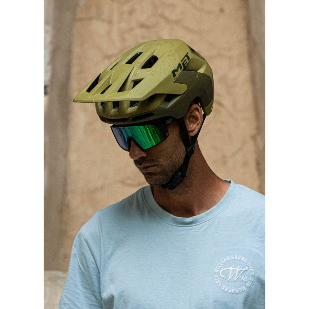 MET REVO MIPS MTB-hjälm Blå/Grön