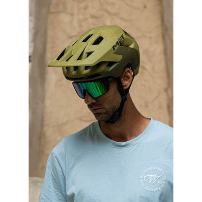 Casque VTT MET REVO MIPS Bleu/Vert
