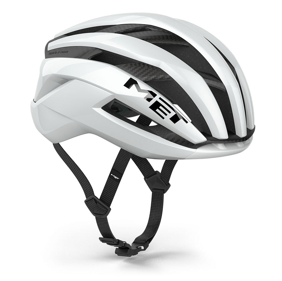 Kask szosowy MET TRENTA 3K CARBON biały