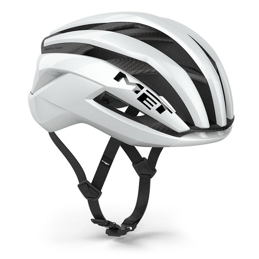 Kask szosowy MET TRENTA 3K CARBON biały