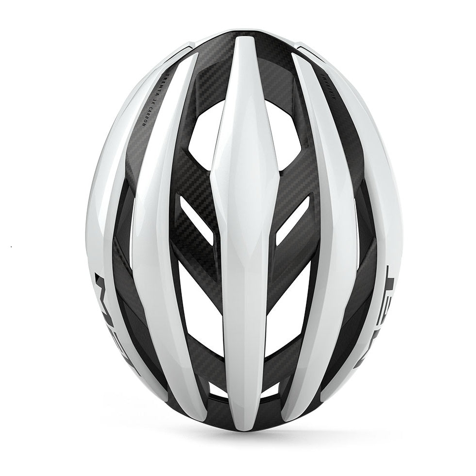 Kask szosowy MET TRENTA 3K CARBON biały