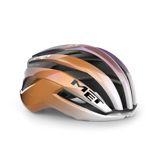 MET TRENTA 3K CARBON UAE TEAM ADQ 2026 Violet/orange hjelm