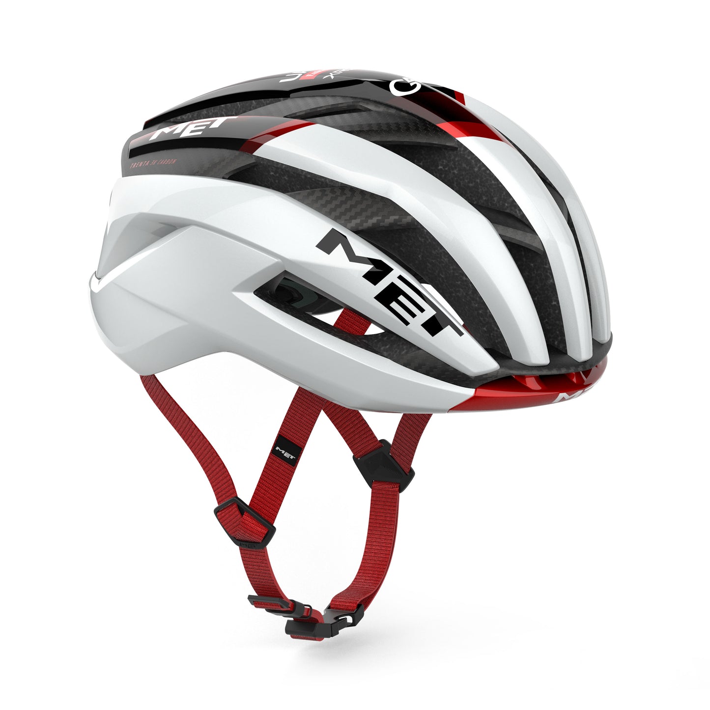 MET TRENTA 3K CARBON UAE TEAM EMIRATES -XRG 2026 Hjelm Hvid