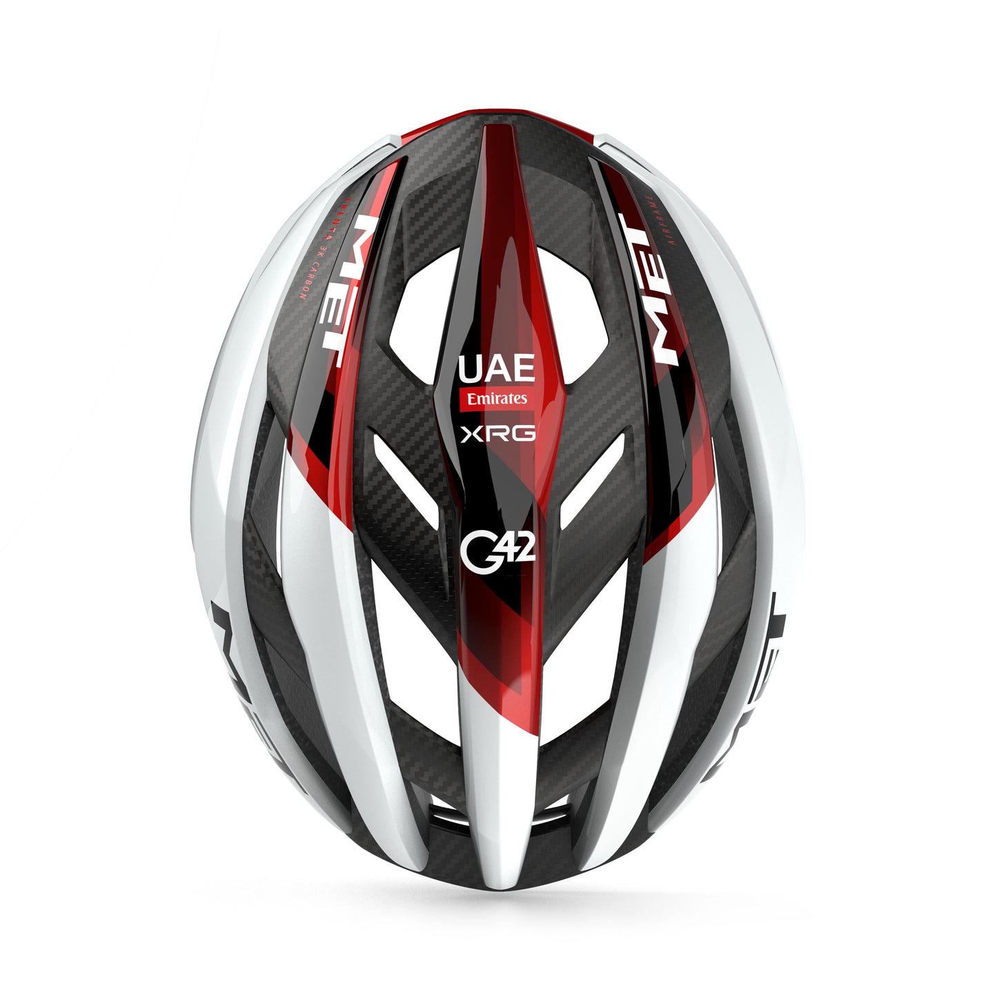 MET TRENTA 3K CARBON UAE TEAM EMIRATES -XRG 2026 Hjelm Hvid