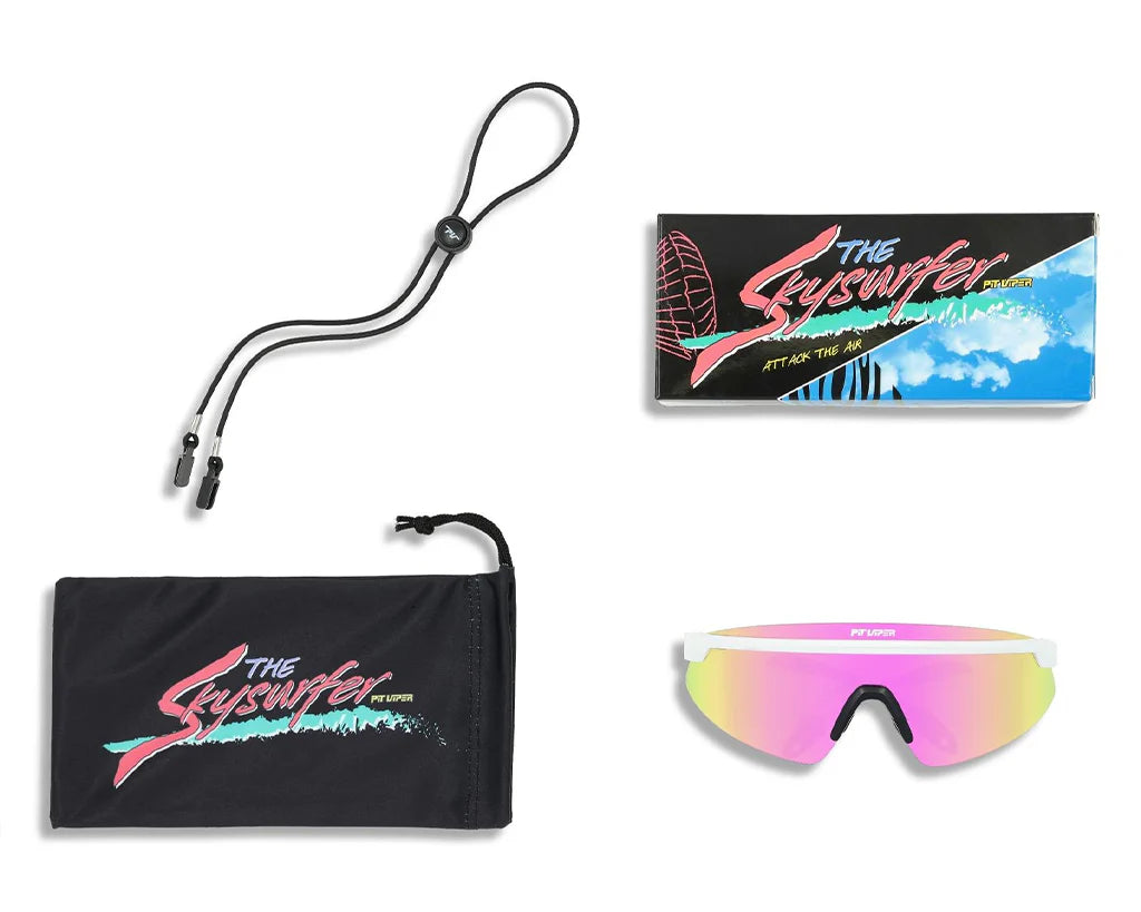 PIT VIPER THE MIAMI NIGHTS SKYSURFER polariserede regnbuebriller