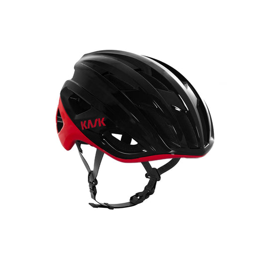 Casque Route KASK MOJITO CUBED BICOLOR Noir/Rouge