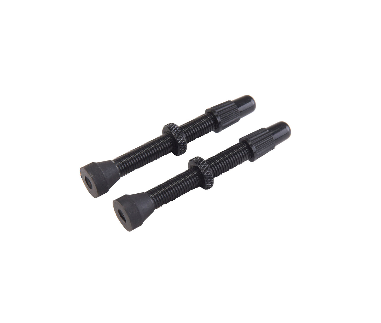 Lot de 2 Valves Presta VAR Aluminium 44 mm Noir