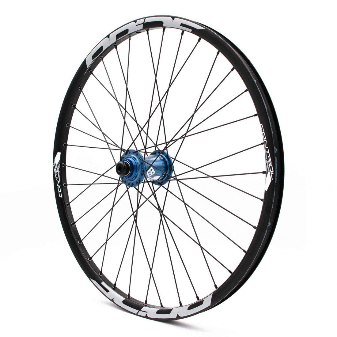 Paire de Roues PRIDE 24" (507mm) Control V1 V-Brake/Disc Axes 20/10mm Bleu