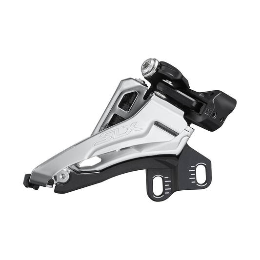 Dérailleur Avant SHIMANO SLX SIDE SWING FD-M7100-E 2x12V Type E — vue 1 sur fond blanc