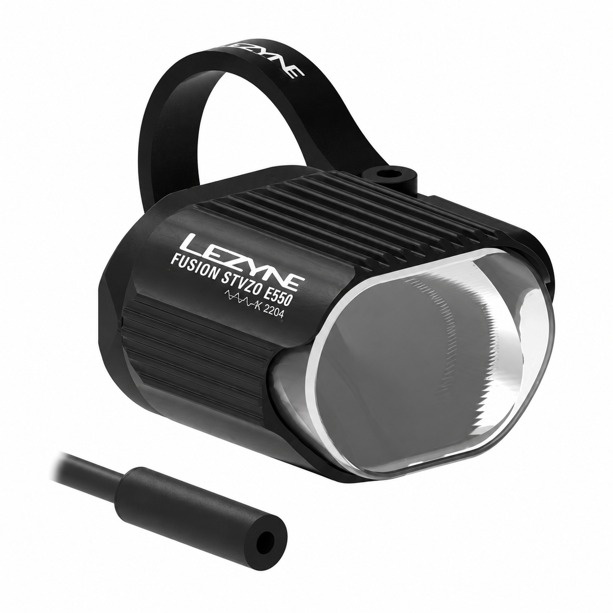 Eclairage Avant LEZYNE FUSION E-BIKE STVZO E550 — vue produit sur fond blanc