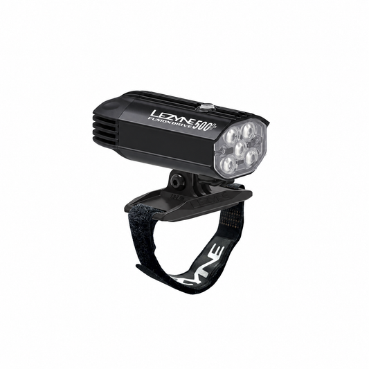 Éclairage Avant LEZYNE HELMET FUSION DRIVE 500+ — vue produit sur fond blanc