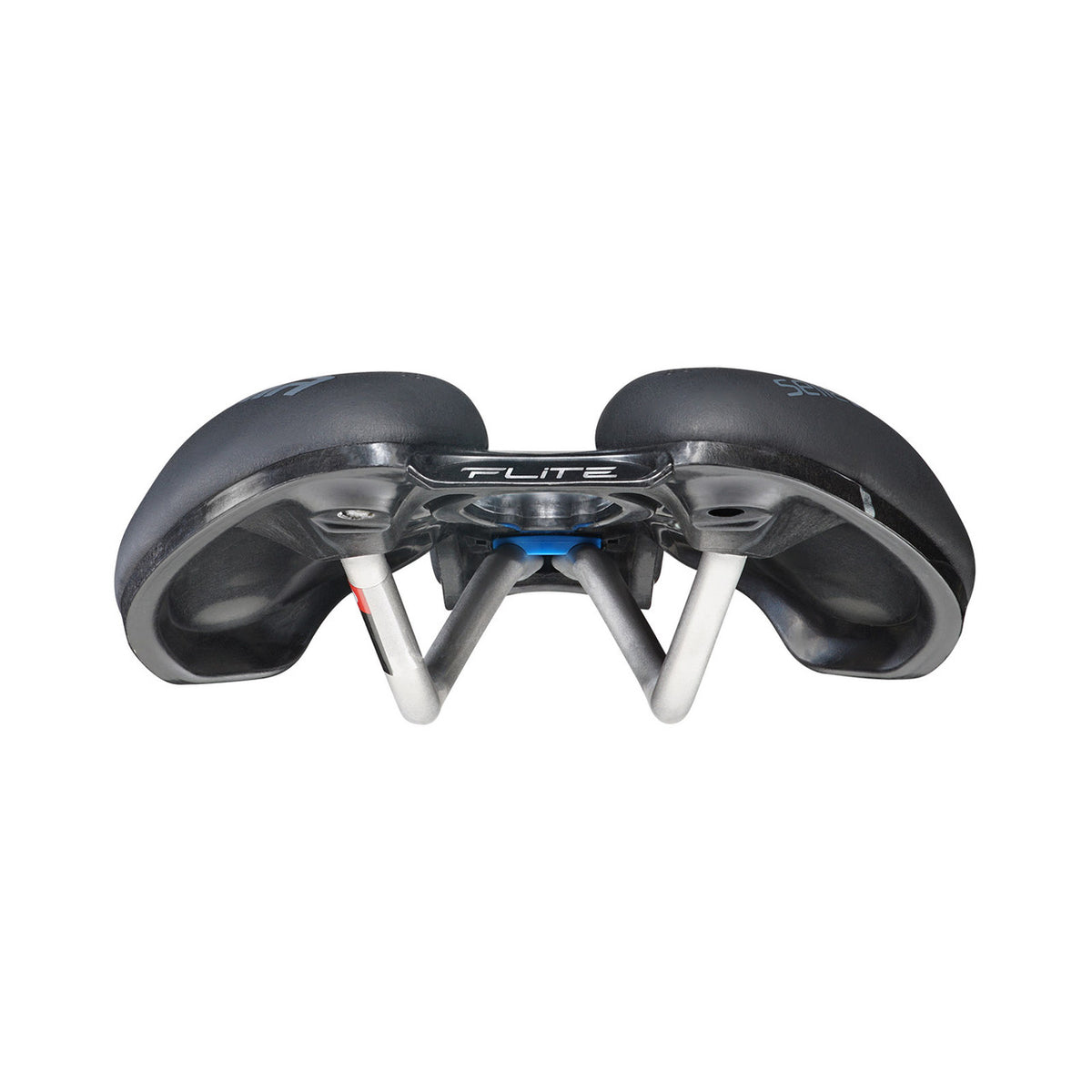 Selle SELLE ITALIA FLITE BOOST SUPERFLOW ENDURANCE L Rails Ti 316 Noir — vue arrière